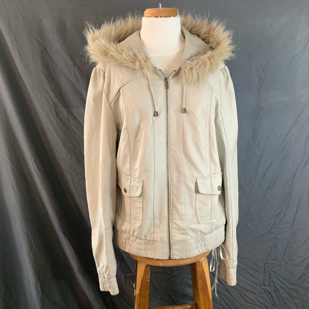 Forever 21 Faux Leather Coat